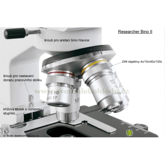 Researcher Bino II 40x - 1000x