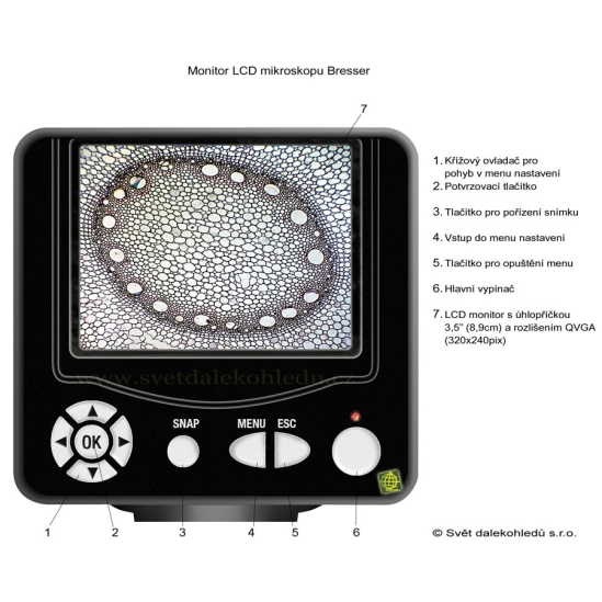 LCD Mikroskop 5Mpix