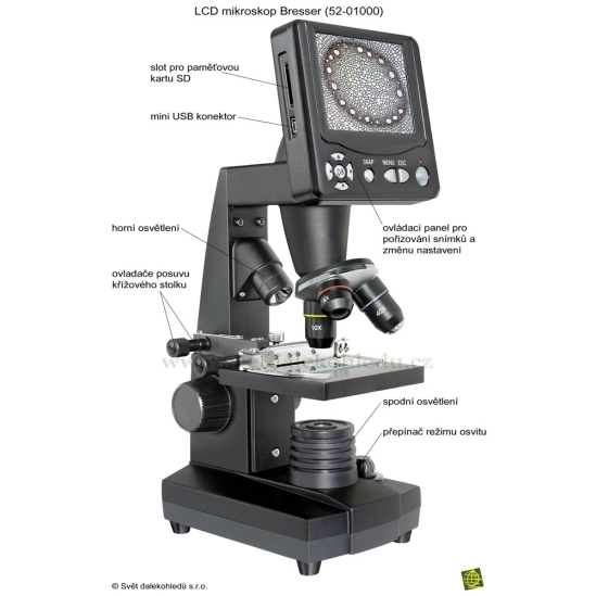 LCD Mikroskop 5Mpix